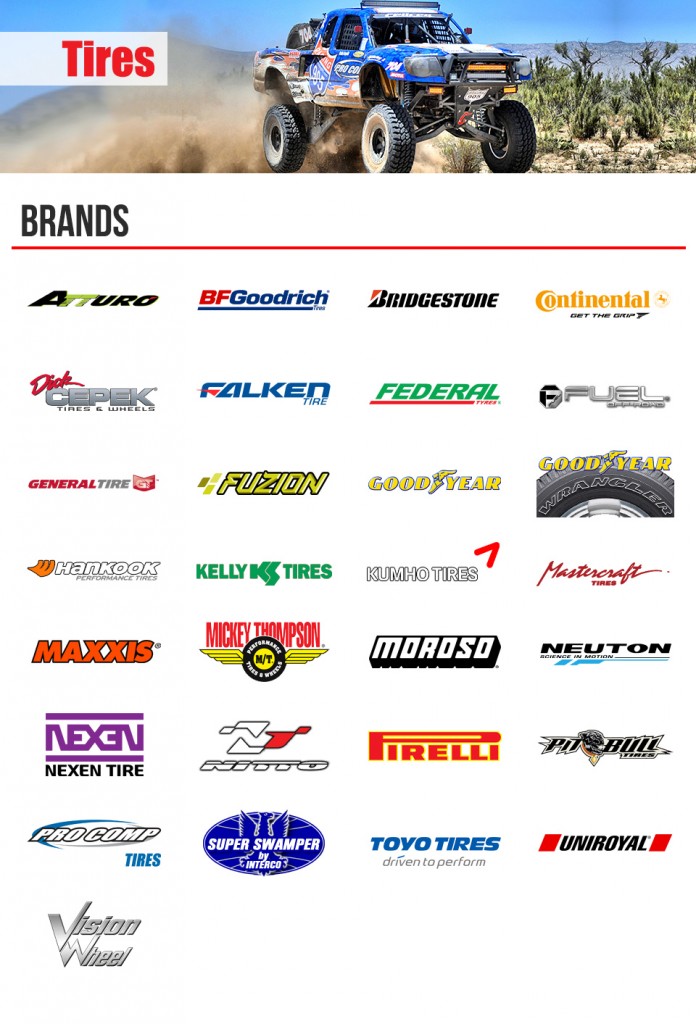 Tires Most All Tire Brands Call